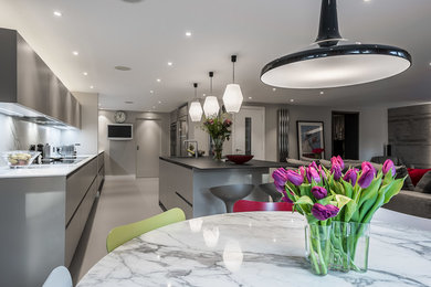 Inspiration for a contemporary kitchen in London.