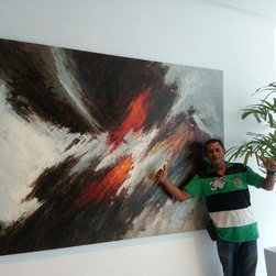 Contemporary Abstract Oil Painting I ArtisanMalaysia.com - Products