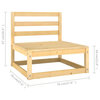 vidaXL Patio Furniture Set 11 Piece Sofa Set with Cushions Solid Wood Pine