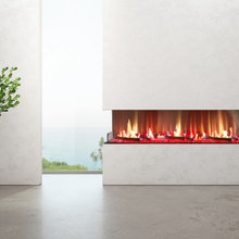 Blue Grass Lower Level Fireplace