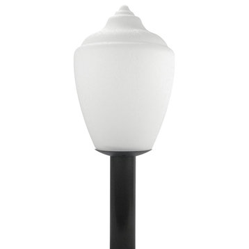 Thomas Lighting Outdoor Essentials 1-Light Post Mount TG30176, Black