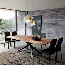 4 x 4 Expandable Wood Table - Dining Tables