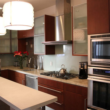 Kitchen remodel using showroom display