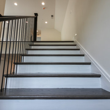 Project #65 | Contemporary Staircase with Vertical Metal Balusters