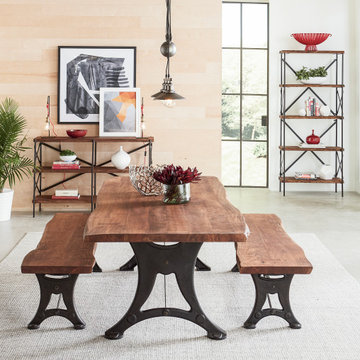 Organic Forge 72" Dining Table