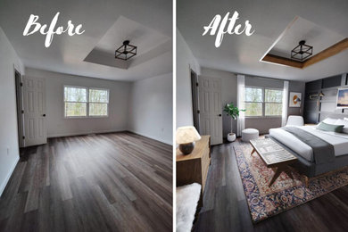 Inspiration for a transitional bedroom remodel in Vancouver