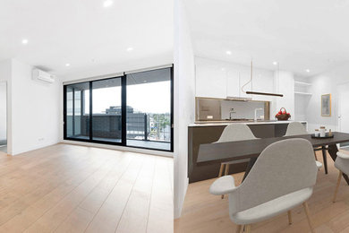 Minimalist dining room photo in Other