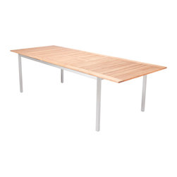AuthenTEAK Stainless Collection - Outdoor Dining Tables