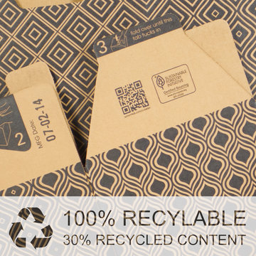 Decorative cardboard storage boxes
