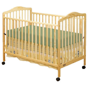 Orbelle Jenny Modern New Zealand Pine Solid Wood Full Size Crib in Natural