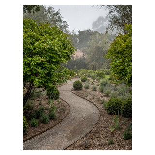 Cold Springs Road Montecito Mediterranean Landscape - Mediterranean ...