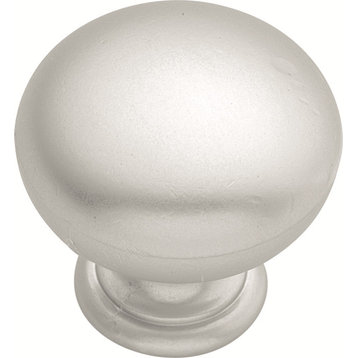 Belwith Hickory 1 " Modern Accents Satin Nickel Cabinet Knob PA1217-SN Hardware