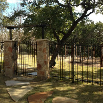Sandstone Fence Columns at Home Vineyard and Orchard