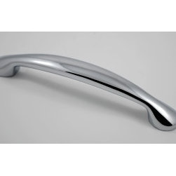 Polished Chrome Cabinet Pull &ndash; Style 13 - Brackets