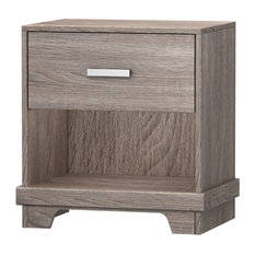 Manhattan 1-Drawer Nightstand-Sonoma
