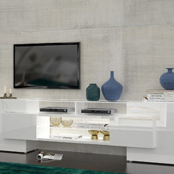 Italian TV Stand SLAM | White Gloss - $875 - Entertainment Centers And Tv Stands