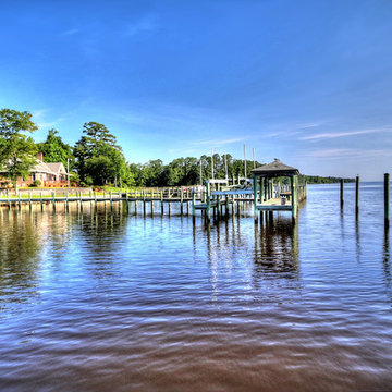 Fabulous Waterfont Home with 7 boat slips at 105 Bimini Court, Havelock, NC