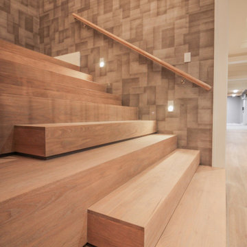 Project #81 | Modern Staircase with Integrated Seating