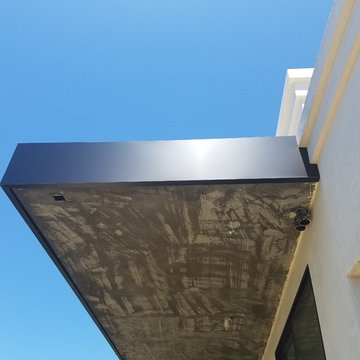 Anodized Aluminum .050 LA Extra Dark Bronze. Custom Home, Glendale CA. (Phase 1)