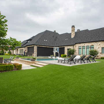 Artificial Grass Pool Project