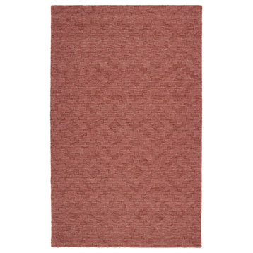 Kaleen Hand-Tufted Imprints Modern Wool Rug, Rose, 2'x3'