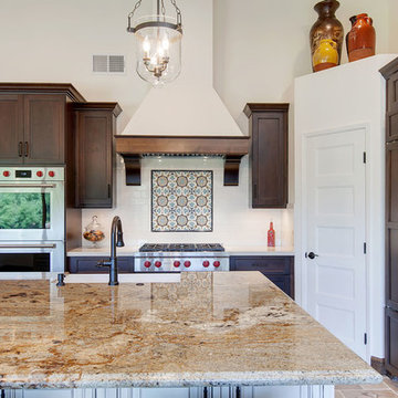 Fallbrook Kitchen Remodel With Large Granite Island