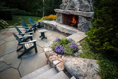 Elegant patio photo in Portland Maine