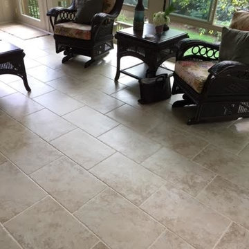 Tiled Sunroom