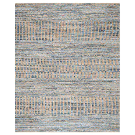 Safavieh Cape Cod Collection CAP353 Rug, Natural/Blue, 9'x12'