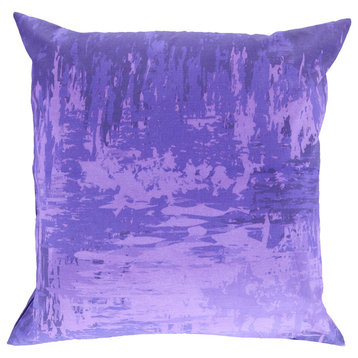 Wonder of Watercolor Pillow with Polyester Insert, 18"x18"x4"