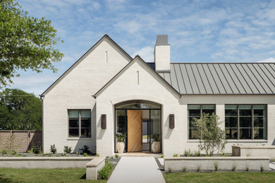 Transitional exterior home photo in Austin