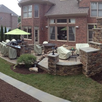 Charlotte Outdoor Kitchen Area