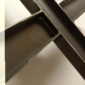Pieds de table en X ipn industriel
