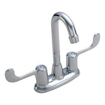 Symmons S-245-LWG-1.5 1.5 GPM Double Handle Bar Faucet - Polished Chrome