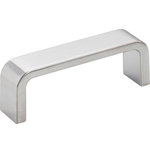 Hardware Resources - Asher Cabinet Pull - 3-1/4" Overall Length Cabinet Pull. Holes are 3" center-to-center. Packaged with two 8-32 x 1" screws. Finish: Brushed Chrome