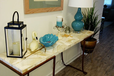 Beach style entryway photo in Other