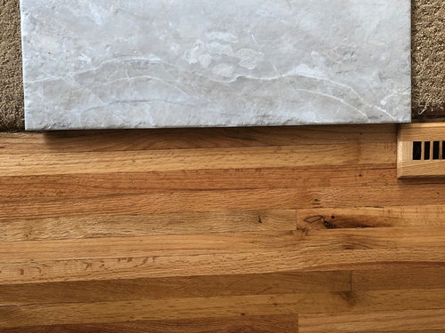 Oak Hardwood Flooring, What Color Tile Goes With Hardwood Floors