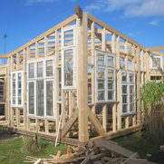 Opbevaring af træpiller udendørs Opbevaring af træpiller udendørs