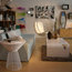 Aarnio original Hanging Bubble Chair, Ivory Leather Cushion
