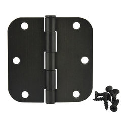 DoorCorner - Oil Rubbed Bronze Door Hinge 3.5" With 5/8" Radius Corners - Hinges