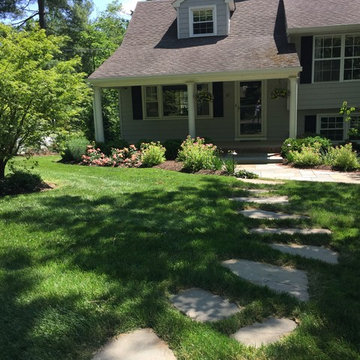Boulder Ideas & Broken Blue Stone Path