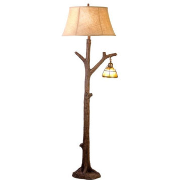 Vintage Direct  63.5 in. Tree Floor Lamp with Glass Night Light