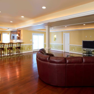 Movie Theatre Highlights Full Basement Remodel