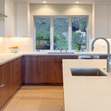Walnut & White