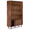 Mosaic Bookcase with Cabinet