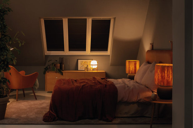 Transitional Bedroom by VELUX