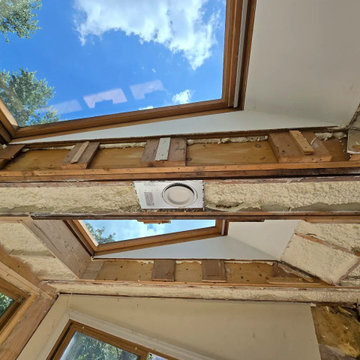 Spray Foam Insulation in ceiling