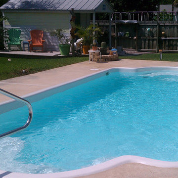 Pools, before and after Aquaguard 5000