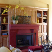 basement fireplace