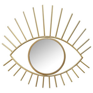 Gold Foil Sunburst Wall Mirror - Transitional - Wall Mirrors - by Tripar  International, Inc. | Houzz